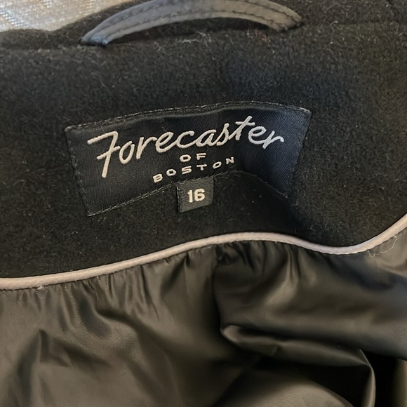 Forecaster Of Boston Wool Blend Hooded Floor Length Coat Size 16 - Picture 11 of 14